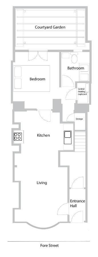 Beautiful Seaside One Bedroom Apartment Shaldon Exterior photo
